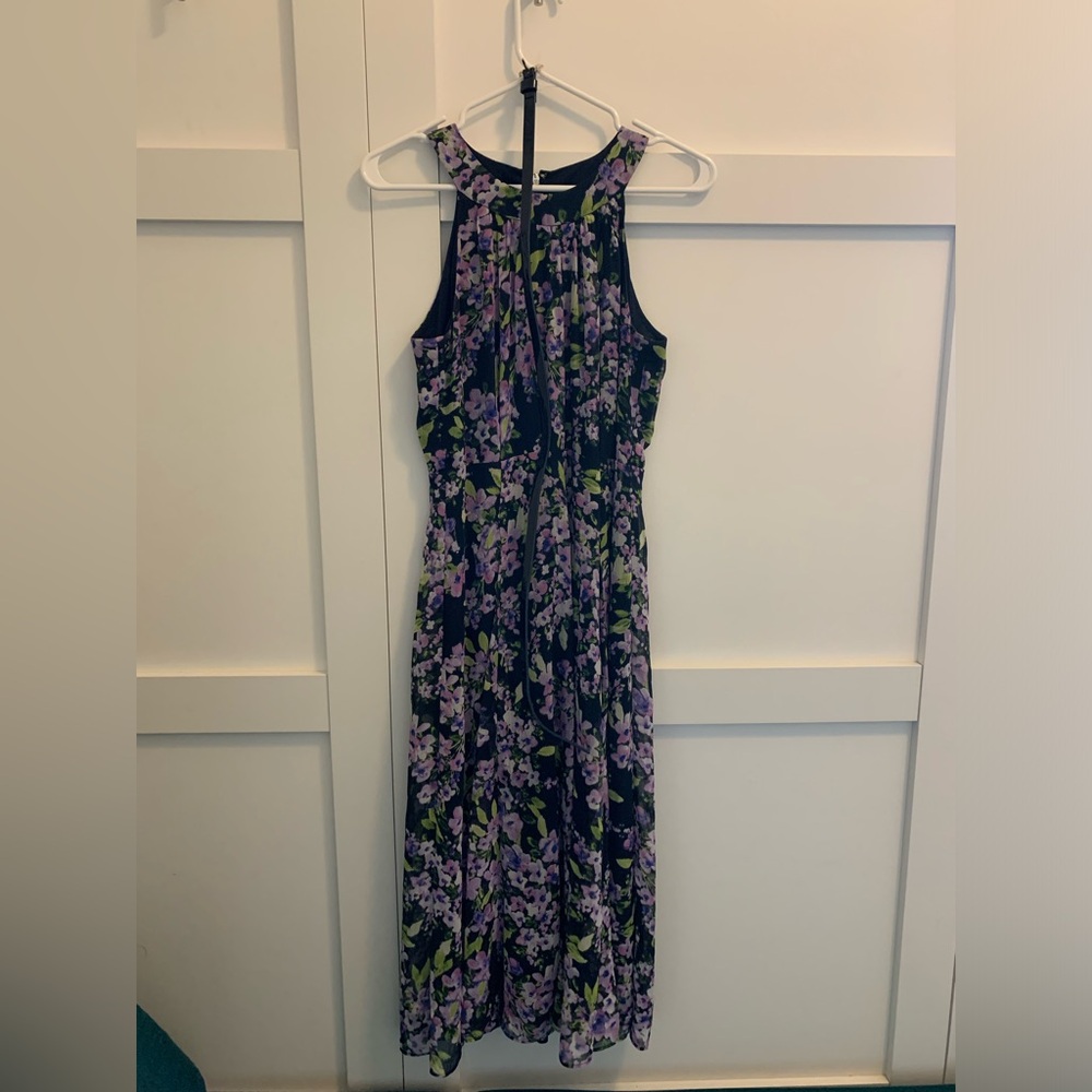 GUC purple floral dress